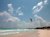 Parasailor at Tulum, Mexico
