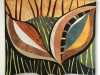 Duo  42 x 35 - Original Cotton quilt, machine-pieced and quilted by Andrée Fredette