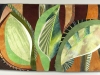 Trio 71 x 41 - Original Cotton quilt, machine-pieced and quilted by Andrée Fredette
