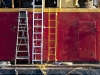 Ladders on a Barge, Swarz Bay, BC