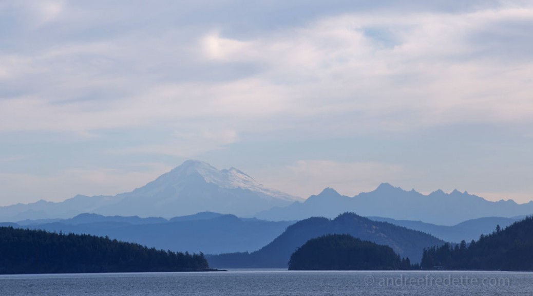 Mount Baker Silhouette, early morning. Photo by Andrée Fredette